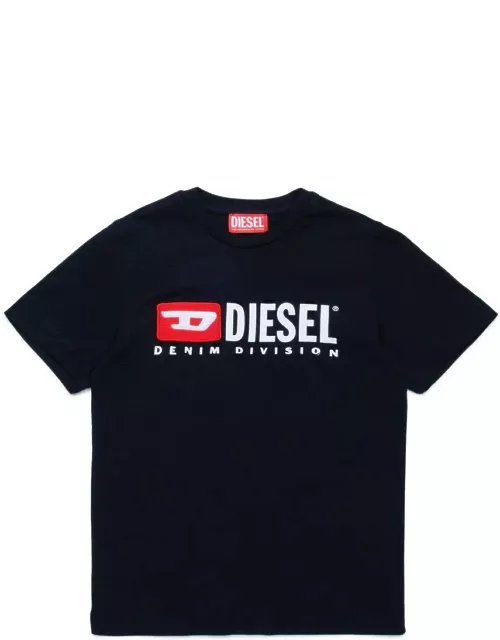 Diesel Tinydivstroyed Distressed-effect Crewneck T-shirt