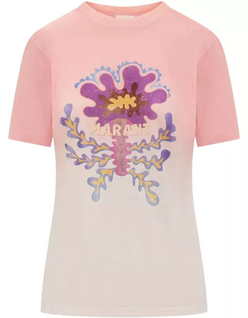 Marant Étoile Zewel Graphic Printed T-shirt