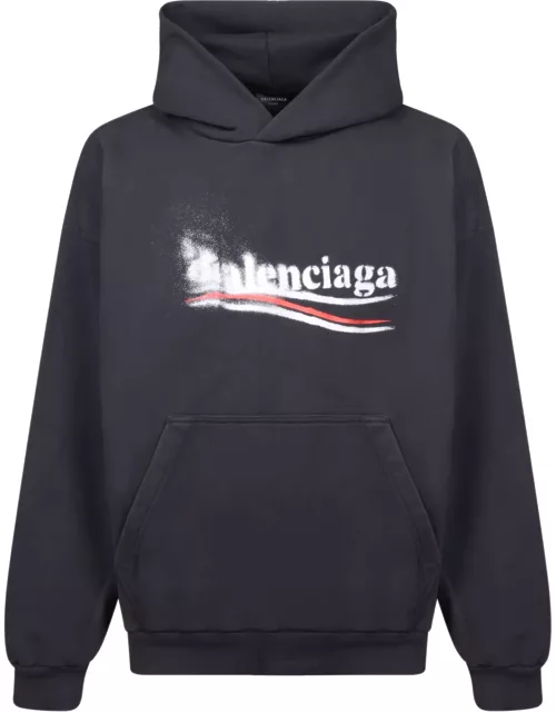 Balenciaga Logo Printed Hoodie