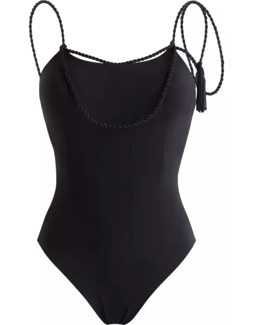 Women Rope One-piece Swimsuit Tresses - Swimming Trunk - Lawrence - Black