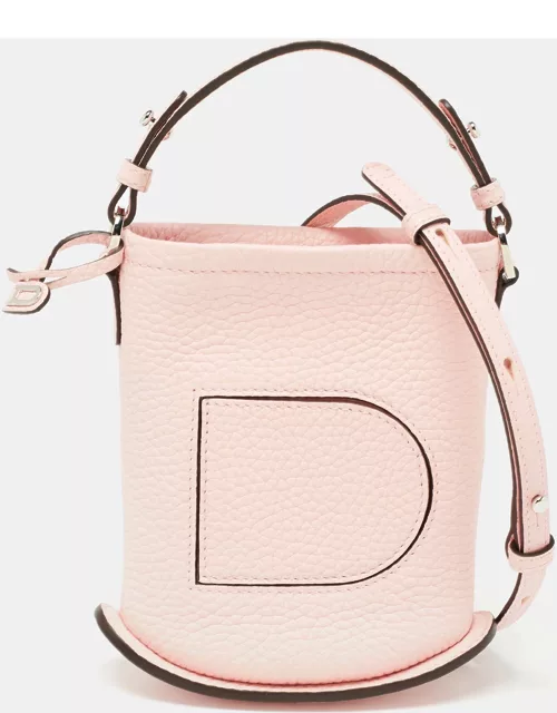 Delvaux Pink Leather Pin Toy Bag