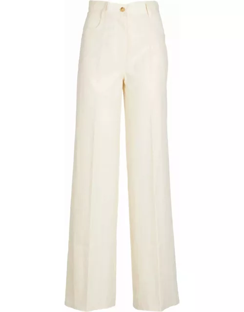 Forte_Forte Straight Buttoned Trouser