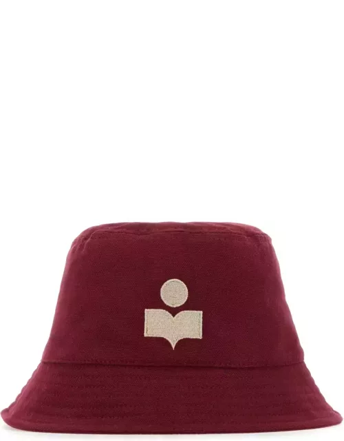 Isabel Marant Burgundy Cotton Haley Bucket Hat