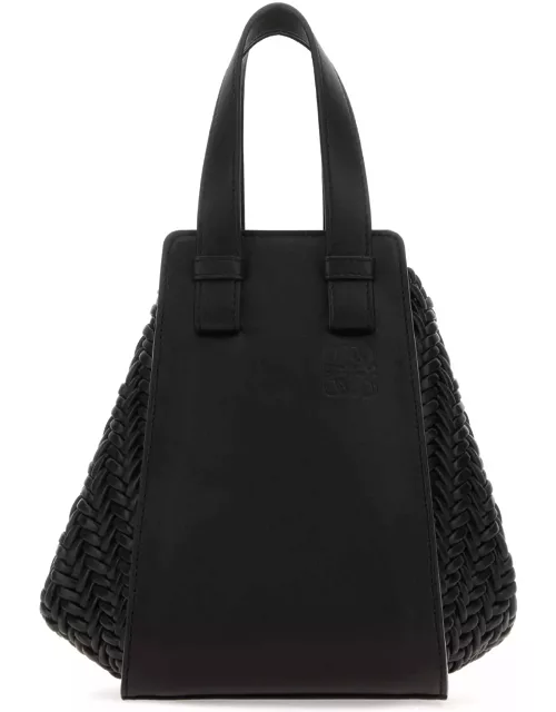 Loewe Black Leather Hammock Bucket Bag