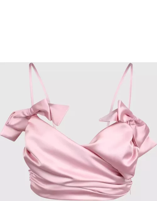 Fiorucci Satin Effect Top With Bow
