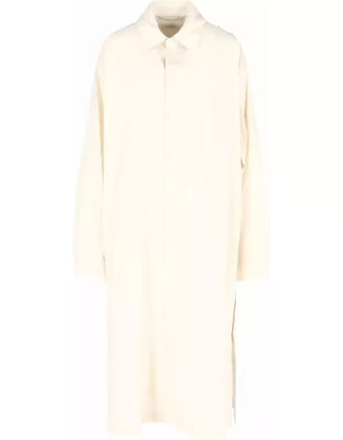 Lemaire playful Buttoned Midi Shirt Dres