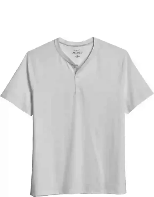 Awearness Kenneth Cole Big & Tall Men's Slim Fit Henley White