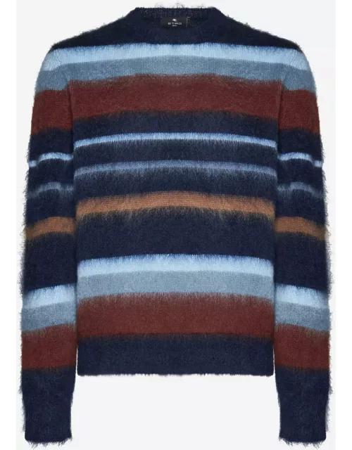 Striped Mohair-blend Sweater Etro