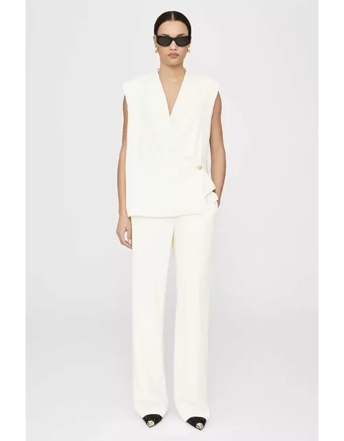 ANINE BING Soto Pant in Ivory