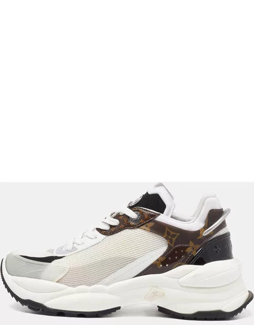 Louis Vuitton Tricolor Mesh and Monogram Canvas Low Top Sneaker
