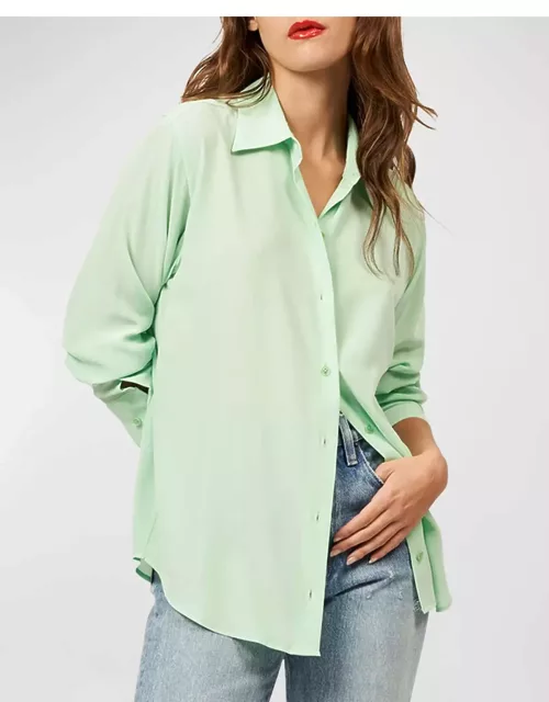 Essential Long-Sleeve Silk Shirt