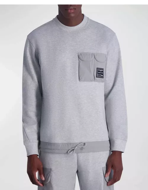 Men's Sweatshirt with Patch Pocket