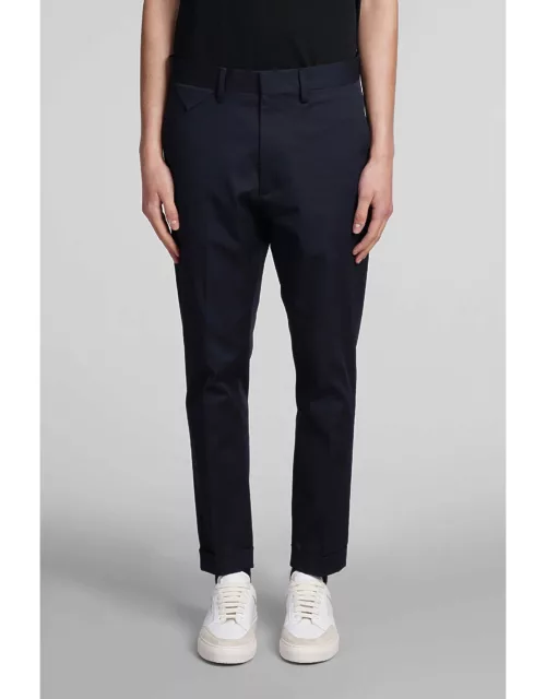 Low Brand Cooper T1.7 Pants In Blue Cotton