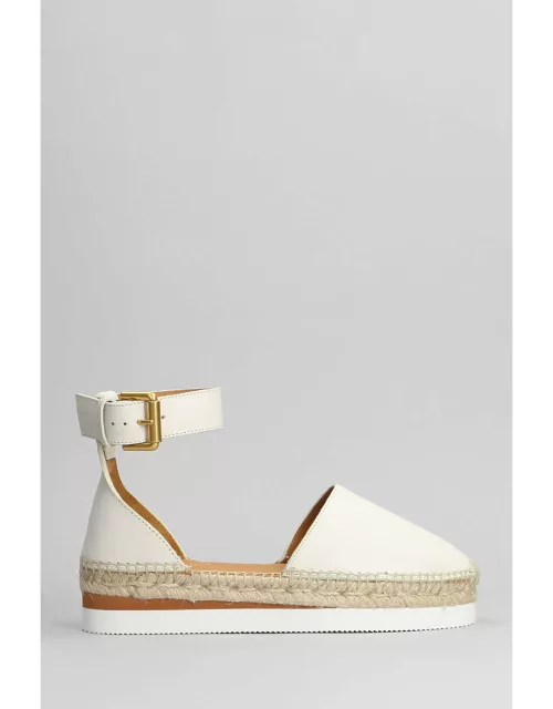 See by Chloé Glyn Espadrilles In Beige Leather