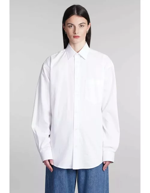 DARKPARK Anne Shirt In White Cotton