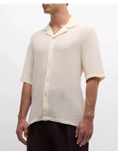 Men's Eren Textured Camp Shirt