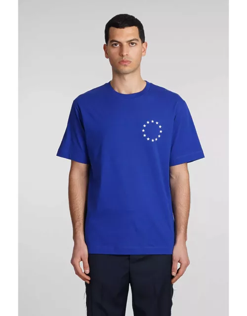 Études T-shirt In Blue Cotton