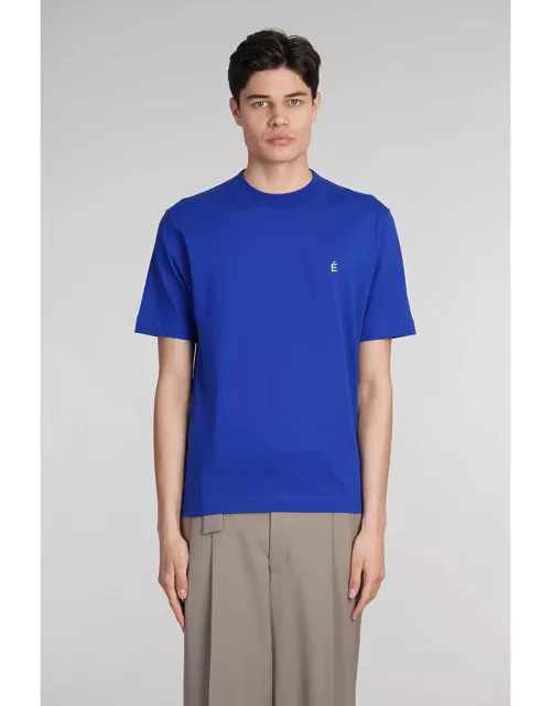 Études T-shirt In Blue Cotton