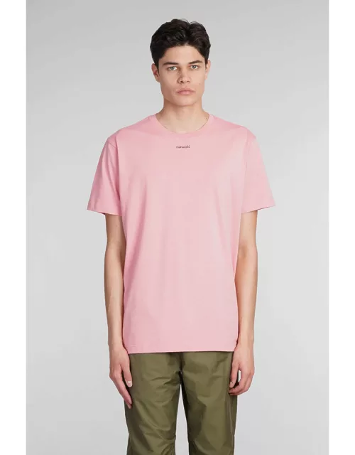 Maharishi T-shirt In Rose-pink Cotton