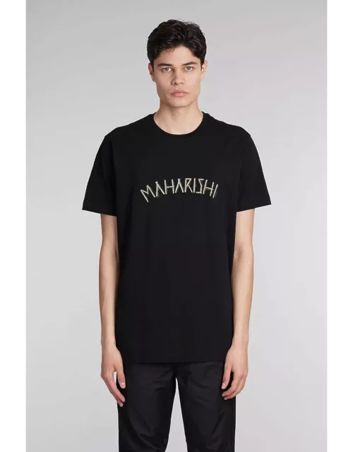 Maharishi T-shirt In Black Cotton