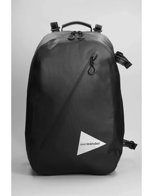 And Wander Backpack In Black Nylon