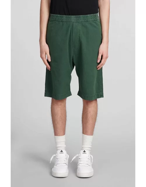 Barena Canariol Shorts In Green Cotton