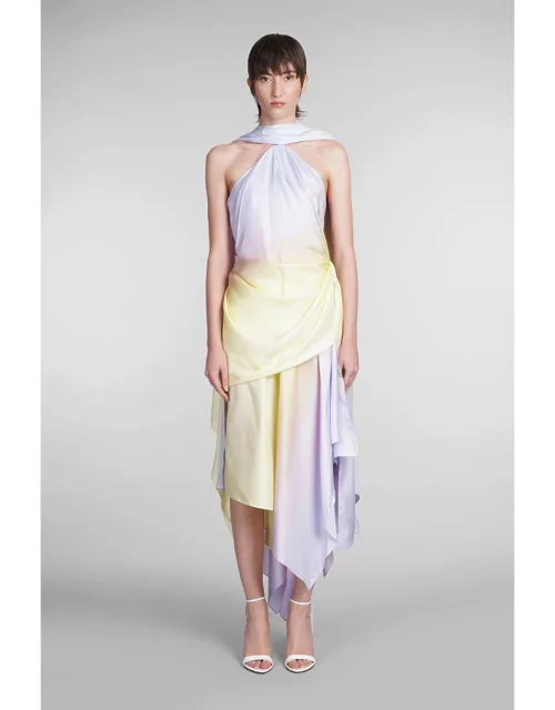 Zimmermann Dress In Multicolor Silk