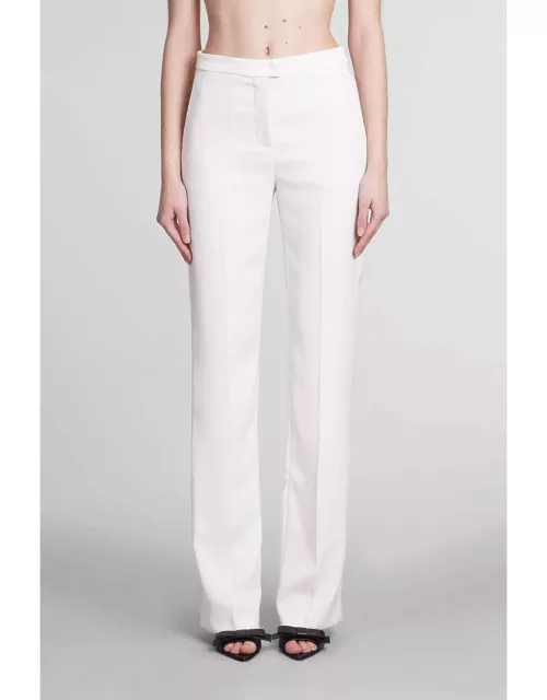The Andamane Gladys Pants In White Polyester