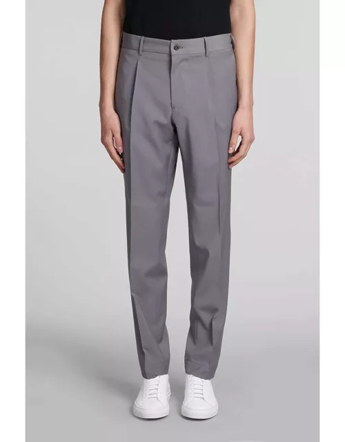 Santaniello Pants In Grey Polyester
