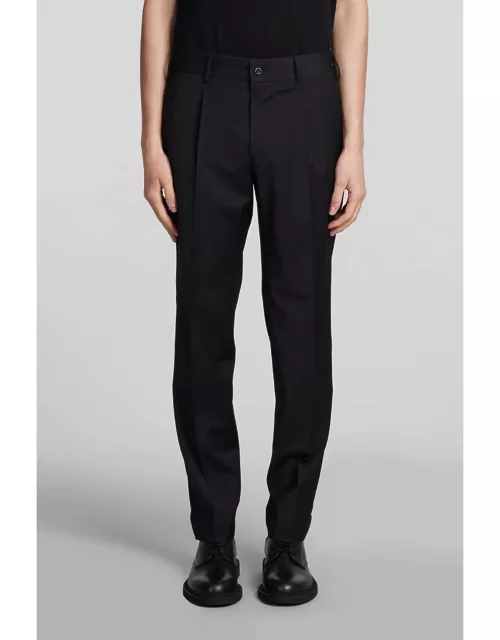 Santaniello Pants In Black Polyester