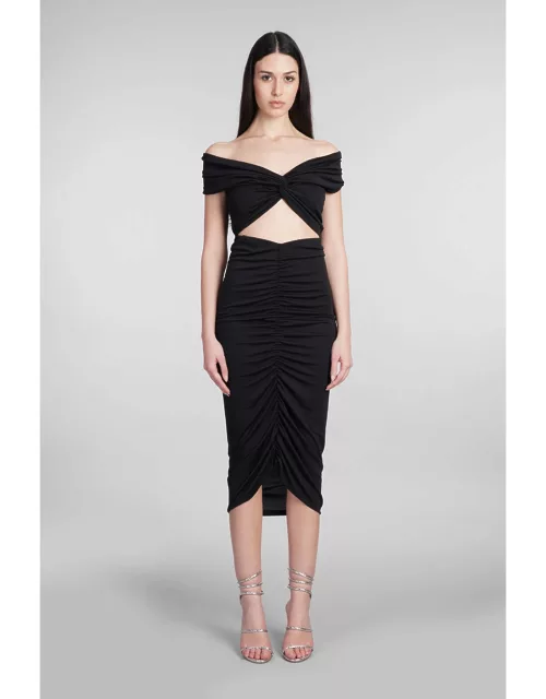 The Andamane Kendall Summer Dress In Black Polyester