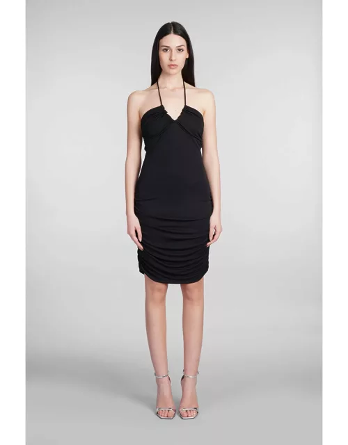 The Andamane Roxy Dress In Black Polyester