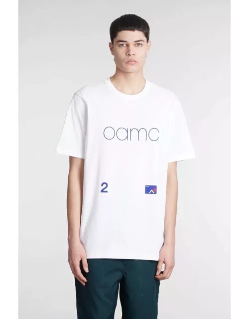 OAMC Avery T-shirt In White Cotton