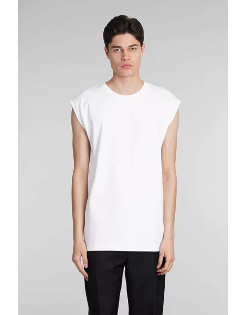 Helmut Lang Tank Top In White Cotton