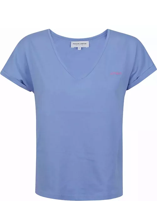 Maison Labiche T-shirts And Polos Clear Blue