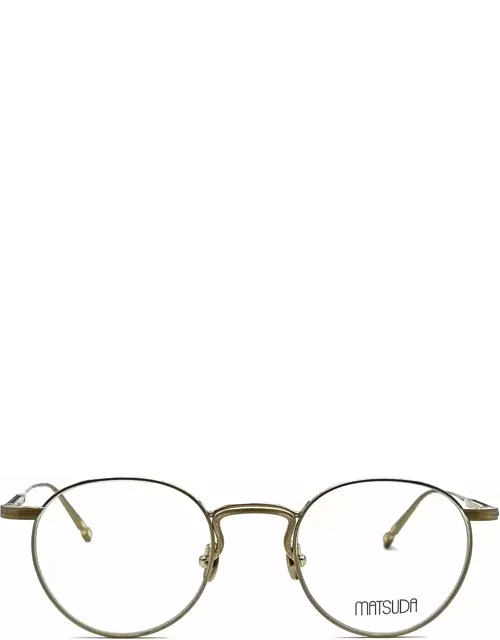 Matsuda M3140 - Brushed Gold Rx Glasse