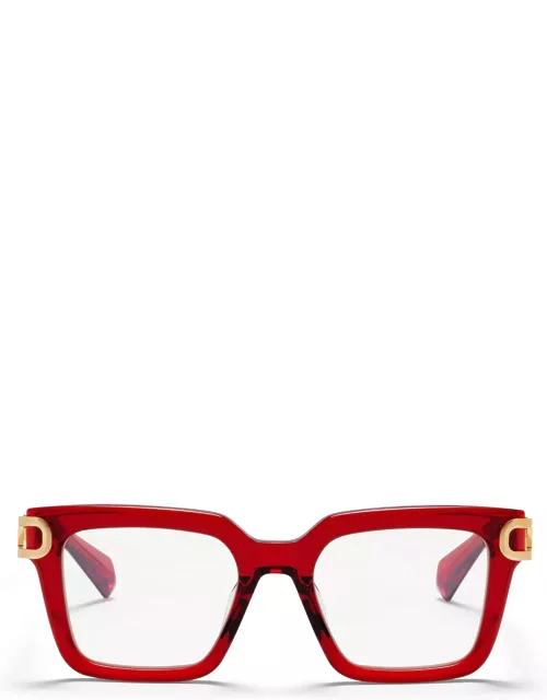 Valentino Eyewear V-side - Crystal Red / Gold Glasse