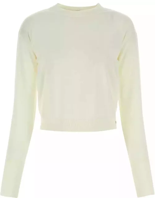 Herno Ivory Wool Sweater