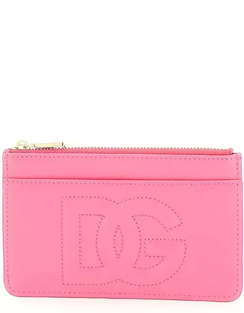 Dolce & Gabbana Logo Embossed Zipped Wallet