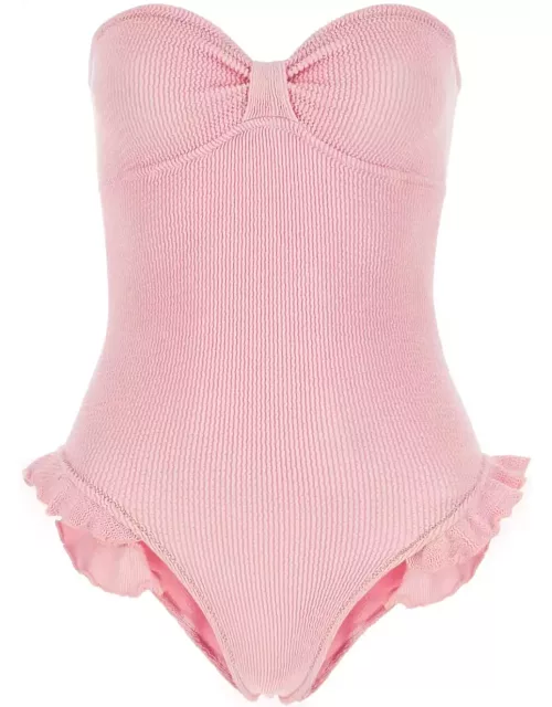 Reina Olga Pastel Pink Stretch Nylon Laila Swimsuit