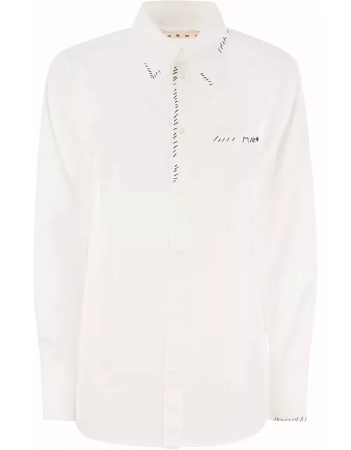 Marni White Cotton Shirt
