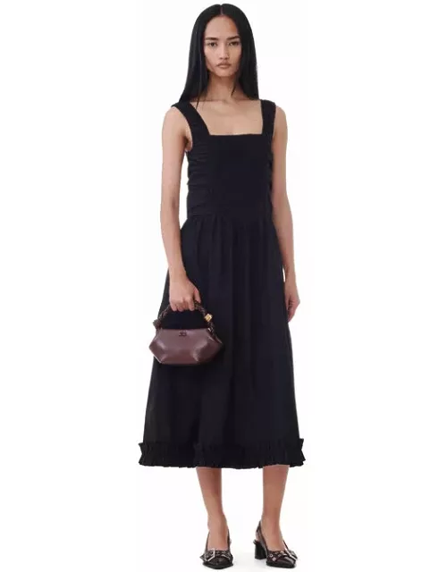 Mini GANNI Bou Bag in Brown Polyester/Polyurethane/Leather Women'