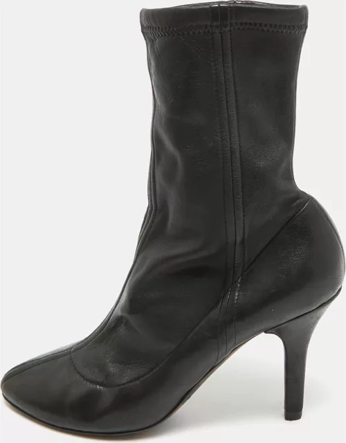 Dolce & Gabbana Black Leather Ankle Boot