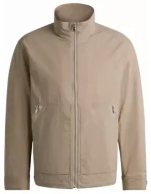 Water-repellent jacket in a cotton blend- Khaki Men's Casual Jacket