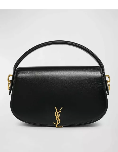YSL Flap Crossbody Bag in Leather