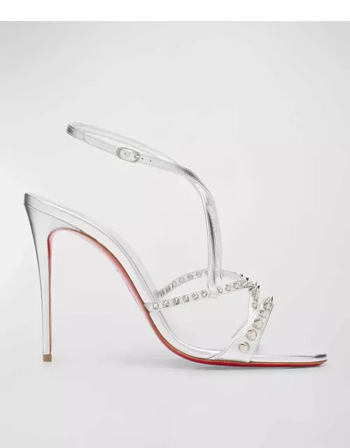 Metallic Spikes Red Sole Sandal