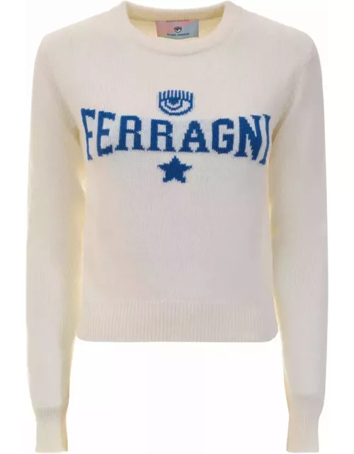 Chiara Ferragni Sweaters White