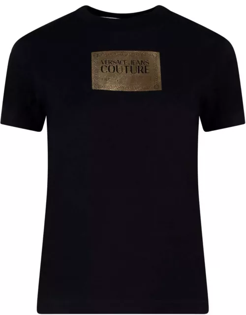 Versace Jeans Couture T-shirts And Polos Black