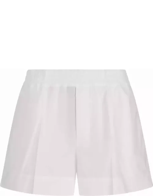 Parosh Canyox Shorts In White Cotton
