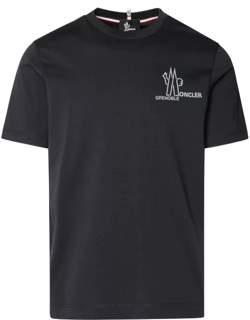 Moncler Grenoble Navy Cotton T-shirt